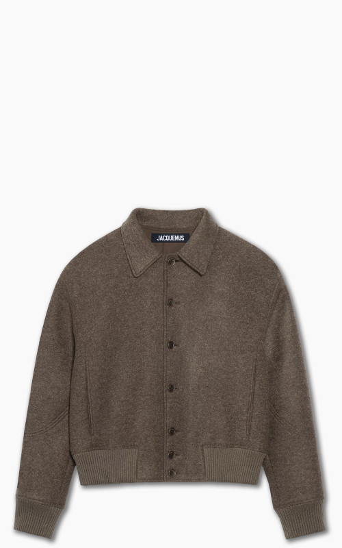 Jacquemus Le Bomber Jacket Dark Brown