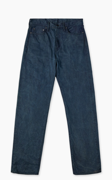 Momotaro Jeans MXJE1402 Mud &amp; Natural Indigo Dyed Jeans Natural Indigo