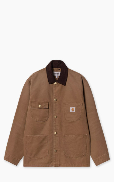 Carhartt WIP OG Chore Coat Dearborn Canvas Aged Hamilton Brown/Tobacco