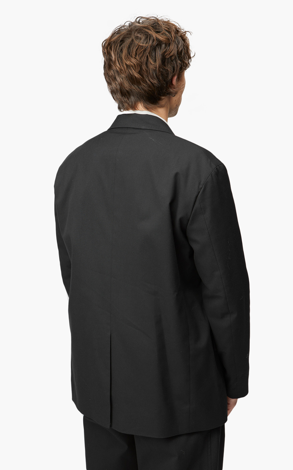 Auralee Super Fine Wool Cotton Twill Over Jacket Black | Cultizm