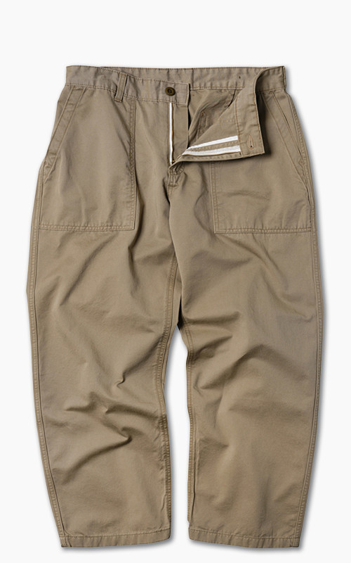 FrizmWORKS Chino Wide Fatigue Pants Beige