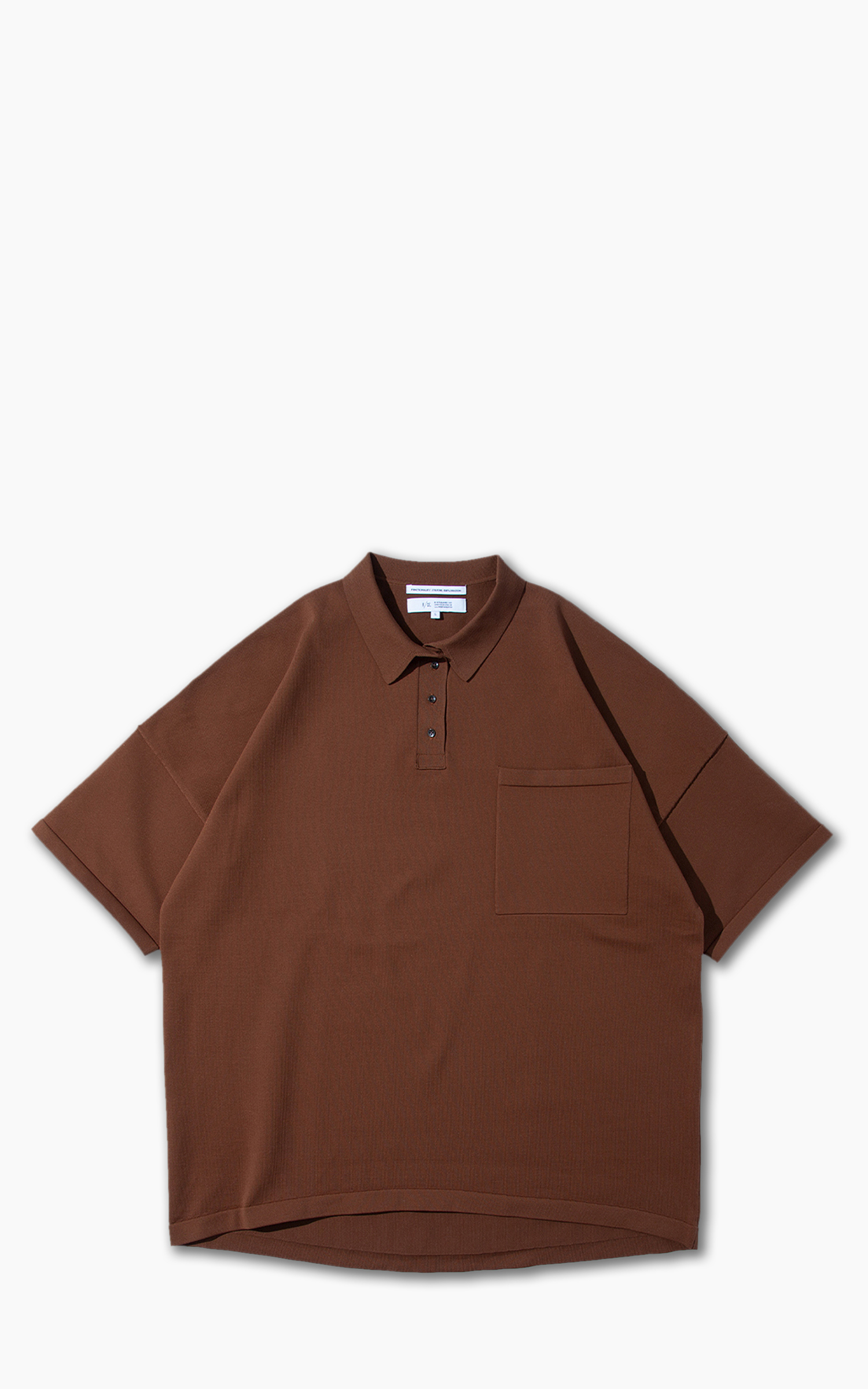 F/CE. Ecopet Polo Shirt Knit Brown