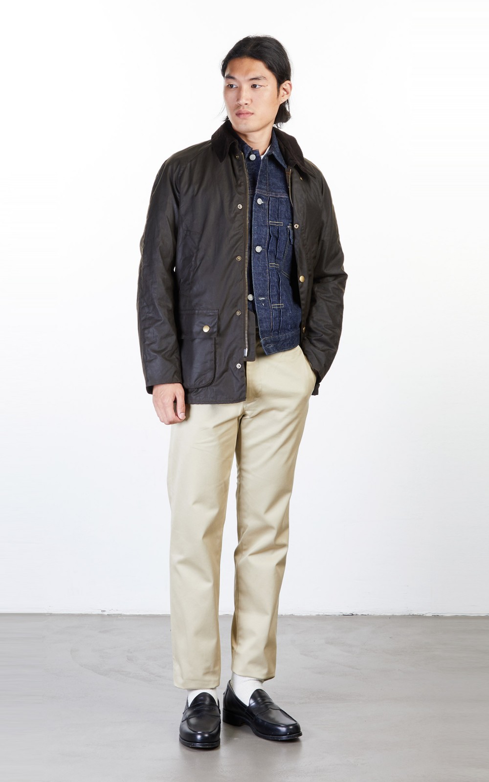 Barbour Ashby Wax Jacket Olive Cultizm