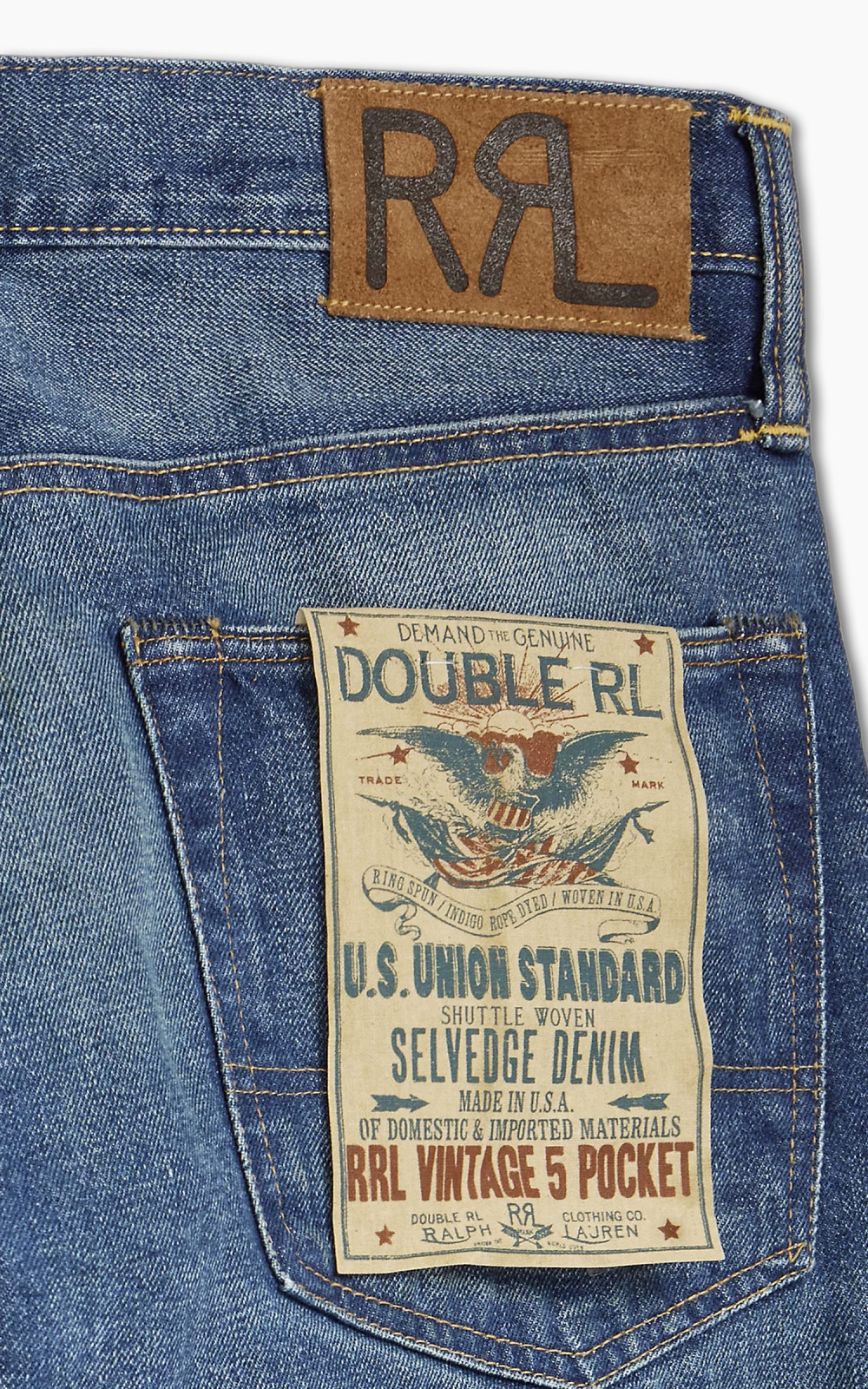 RRL Vintage 5-Pocket Fit Jean Grandfalls Wash | Cultizm