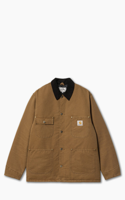 Carhartt WIP OG Chore Coat Aged Canvas Deep H Brown/Black