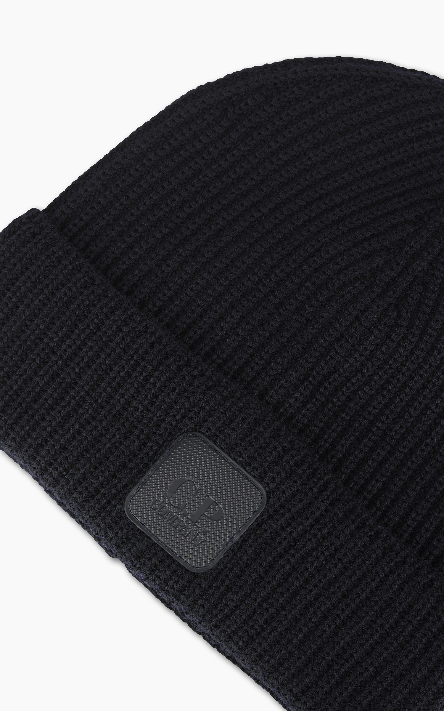 C.P. Company Metropolis Series Extrafine Merino Wool Logo Beanie Total ...