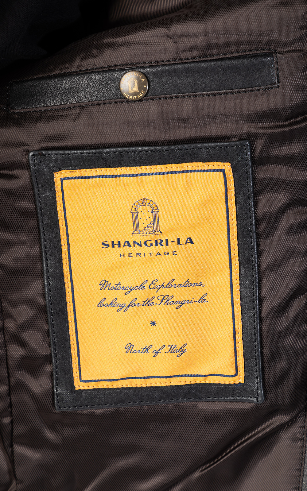 Shangri-La Heritage Café Racer Leather Jacket Black | Cultizm