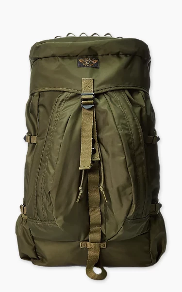 RRL Nylon Canvas Utility Backpack Olive Drab