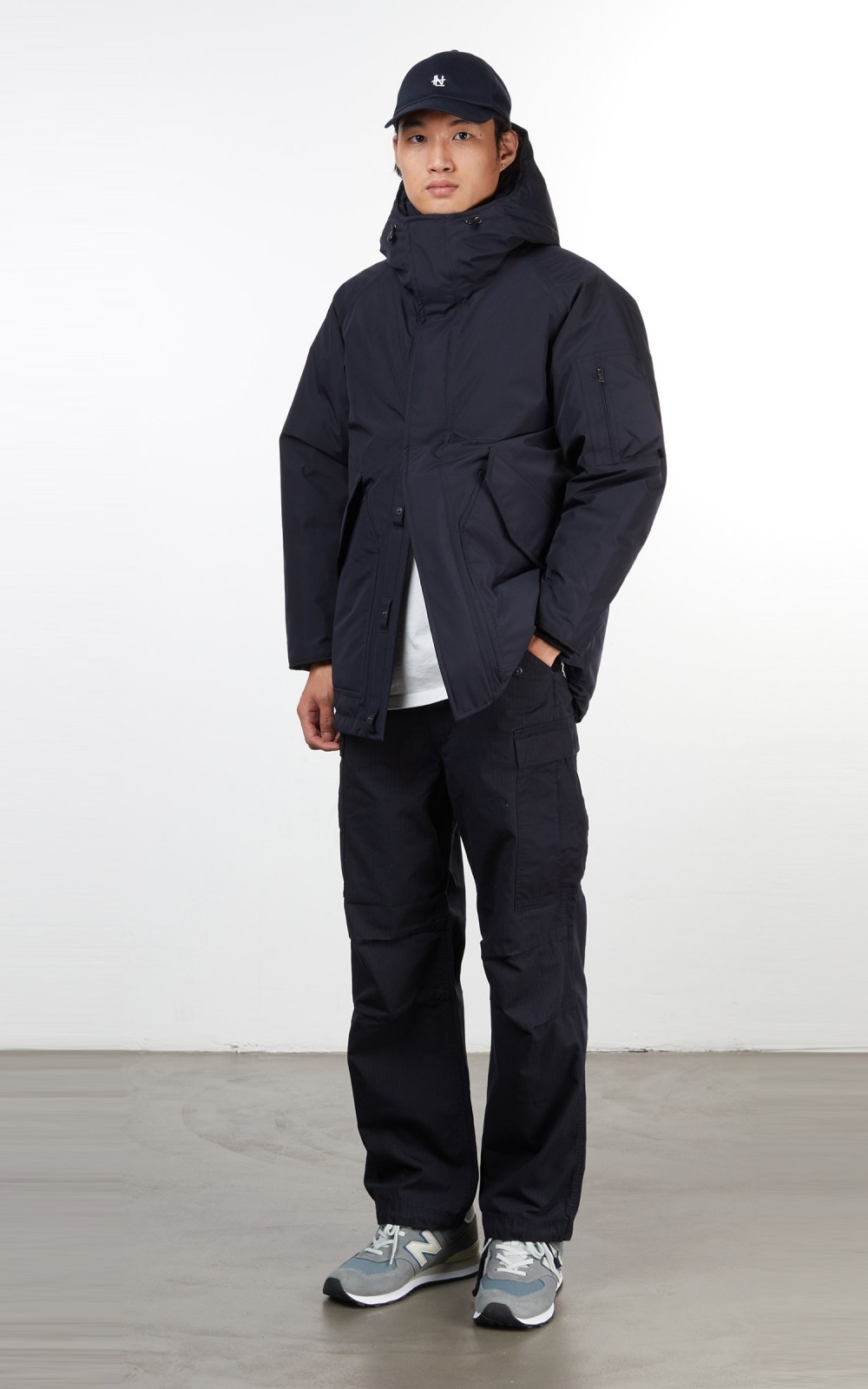 Nanamica GORE-TEX Down Coat Navy | Cultizm