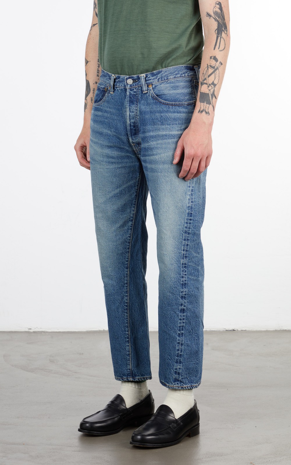 Warehouse & Co. Lot 1101 2nd Hand Loose Straight Jeans Used Wash Light |  Cultizm