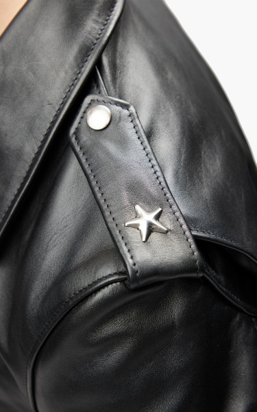 Schott NYC 613 One Star Perfecto Motorcycle Leather Jacket Black | Cultizm