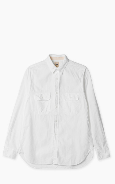 FOB Factory F3496 Oxford Work Shirt White