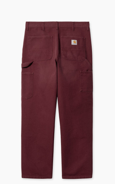 Carhartt WIP Double Knee Pant Dearborn Canvas Malbec Aged Canvas