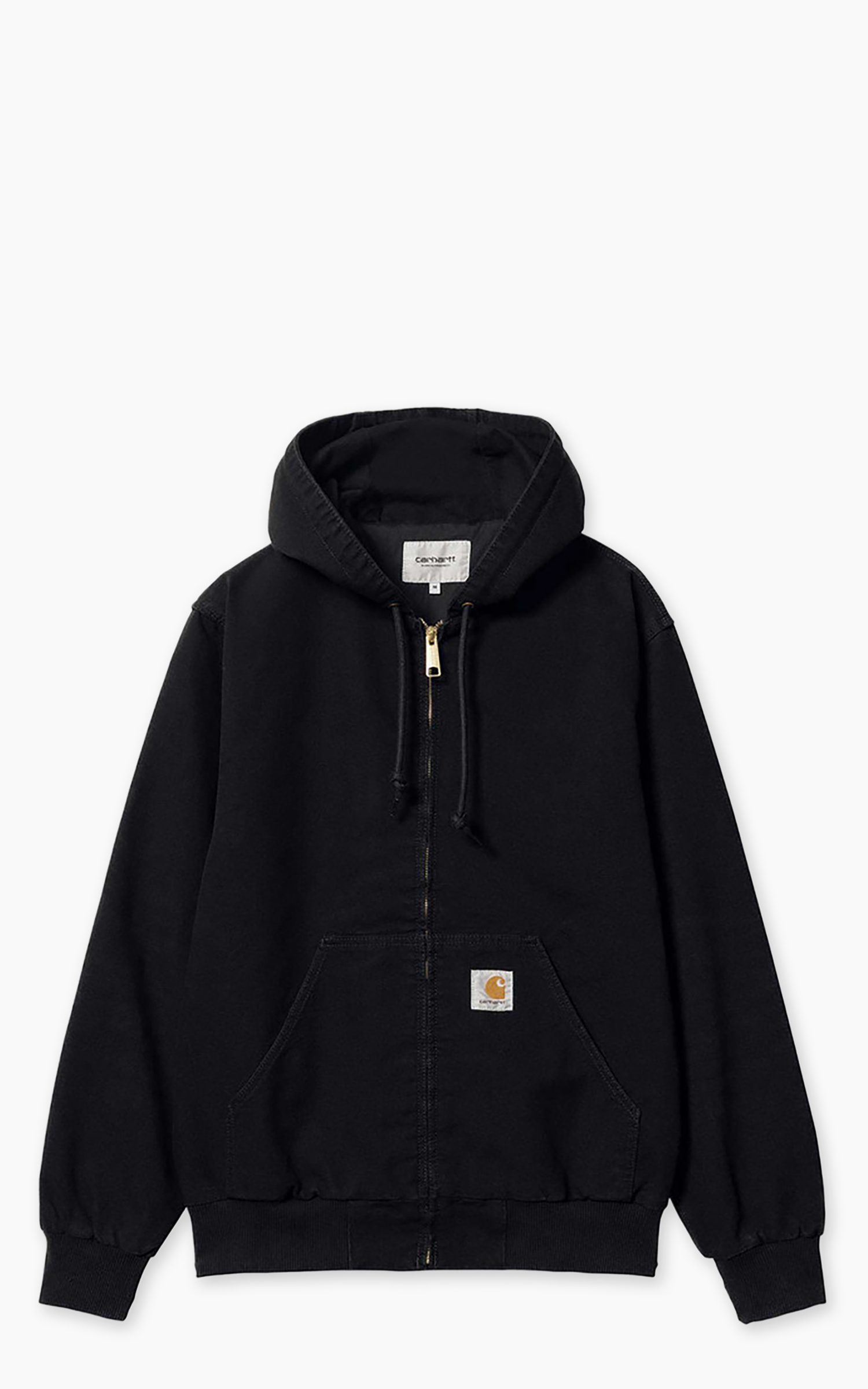 Carhartt WIP OG Active Jacket Dearborn Canvas Black Rinsed Cultizm