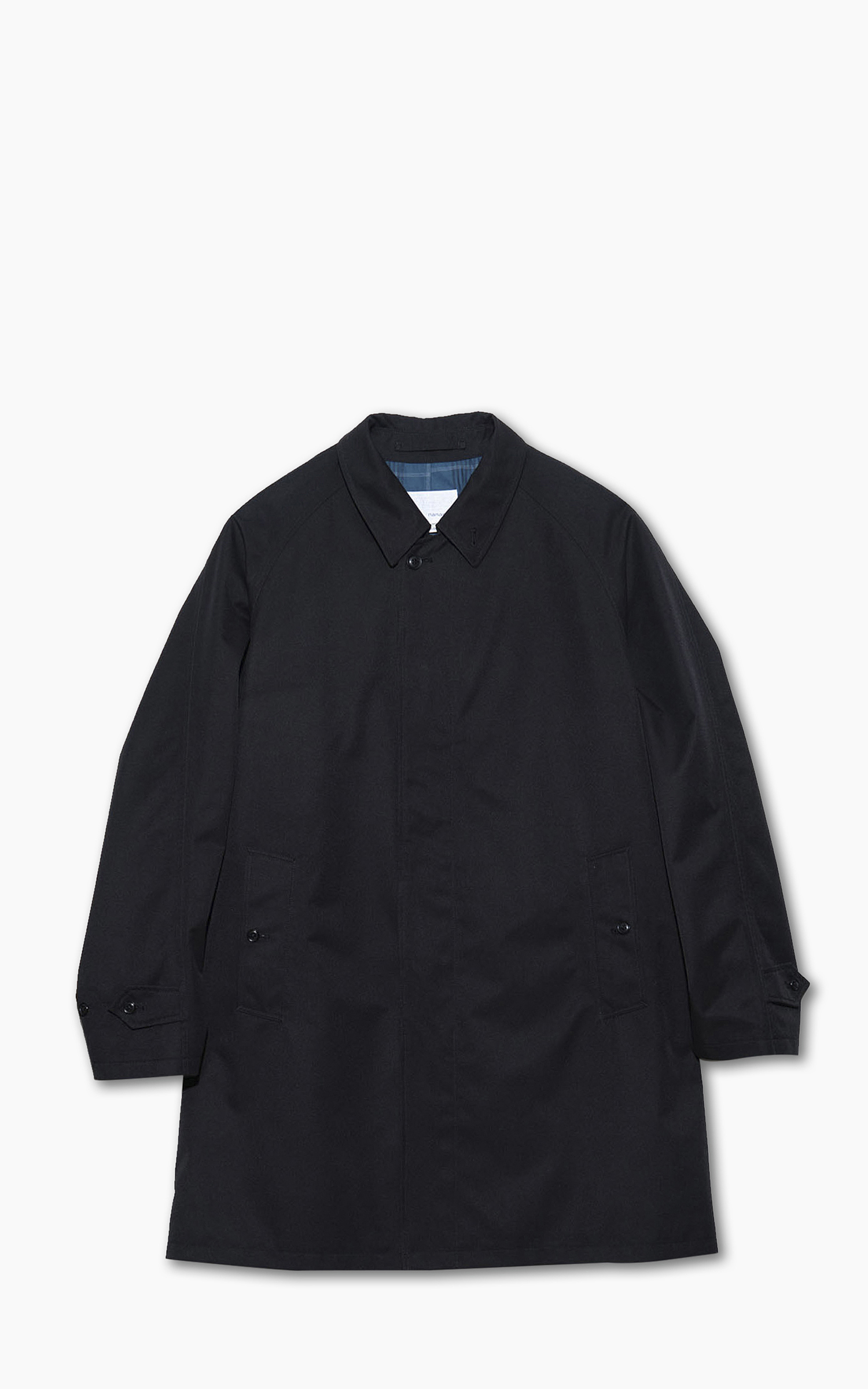 Nanamica 2L GORE-TEX Soutien Collar Coat Black | Cultizm