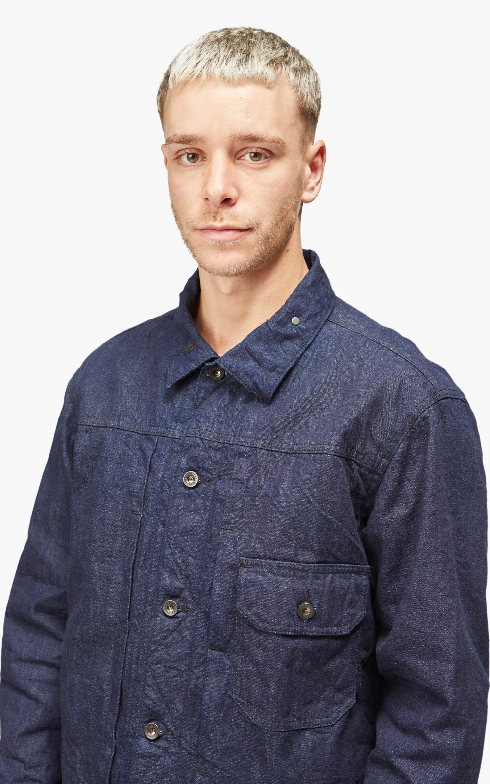 Engineered Garments Trucker Jacket 10oz Cone Denim Indigo | Cultizm