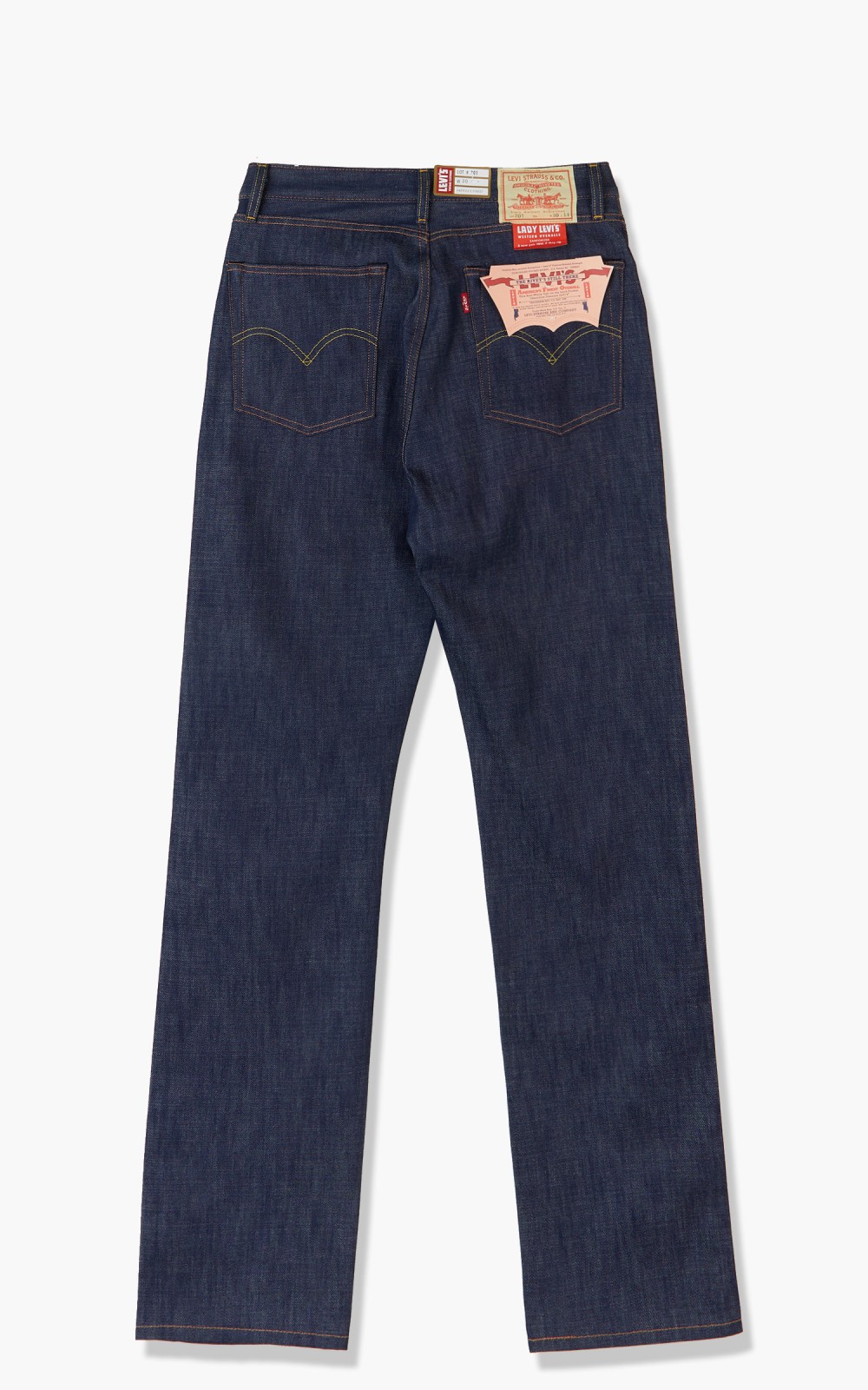 Levi s Vintage Clothing 1950 701 Jeans Rigid Indigo Cultizm