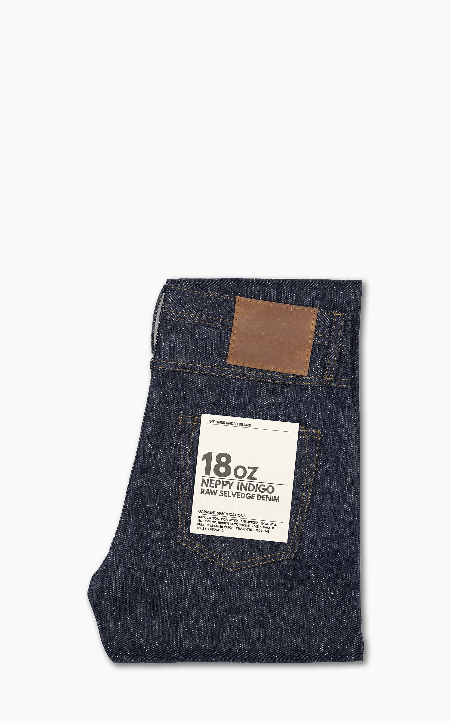 The Unbranded Brand UB343 Straight Fit Heavyweight Neppy Selvedge 18oz ...