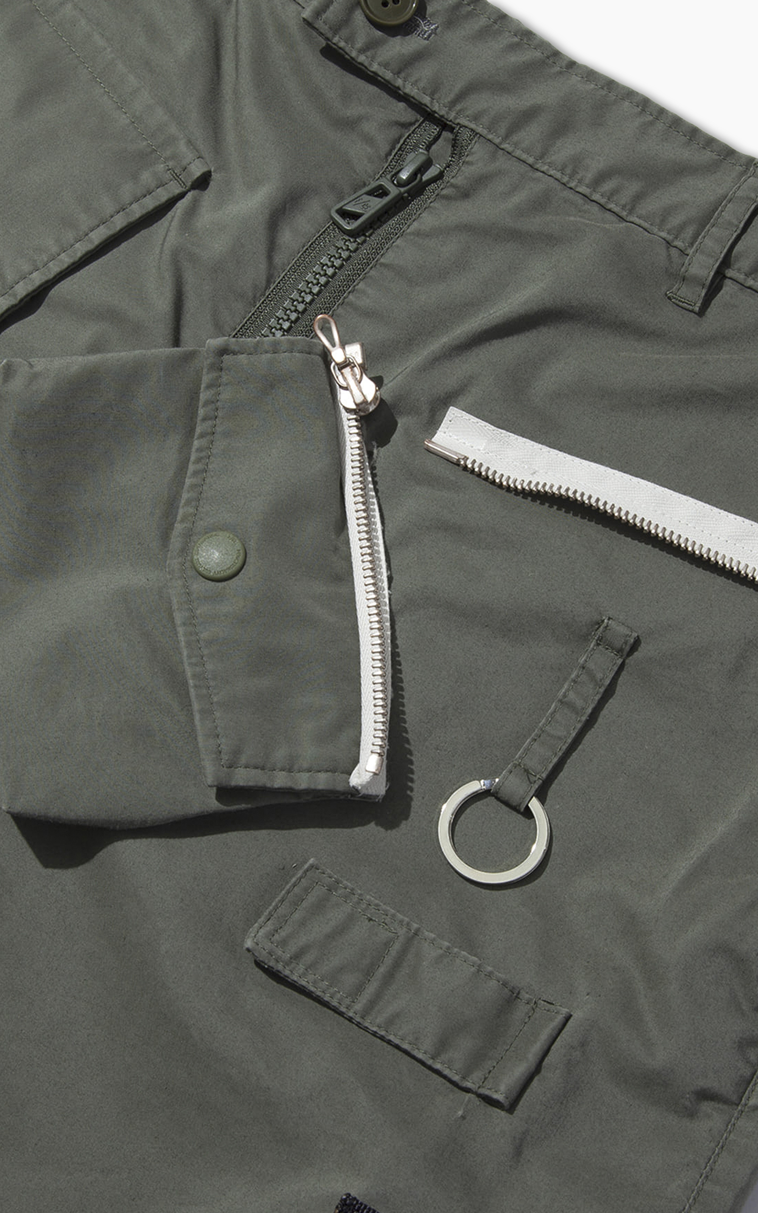 F/CE. x Digawel 6 Pockets Shorts Olive | Cultizm