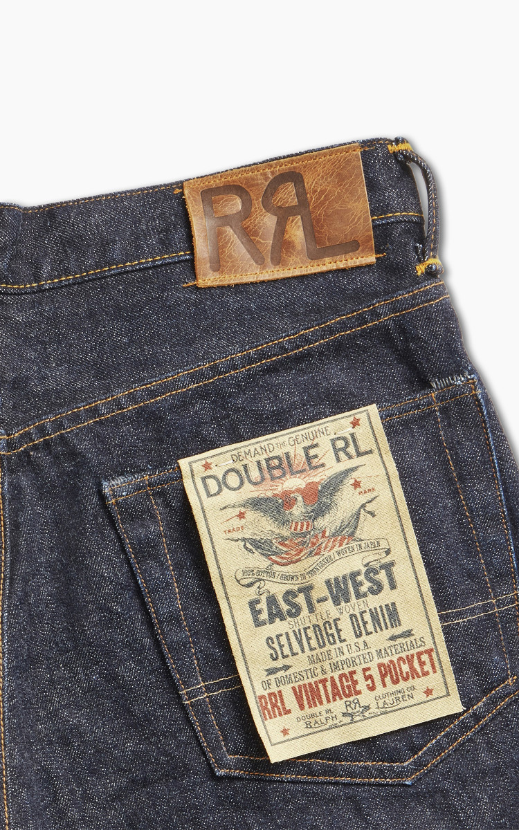 RRL Vintage 5-Pocket East-West Selvedge Jeans Indigo | Cultizm