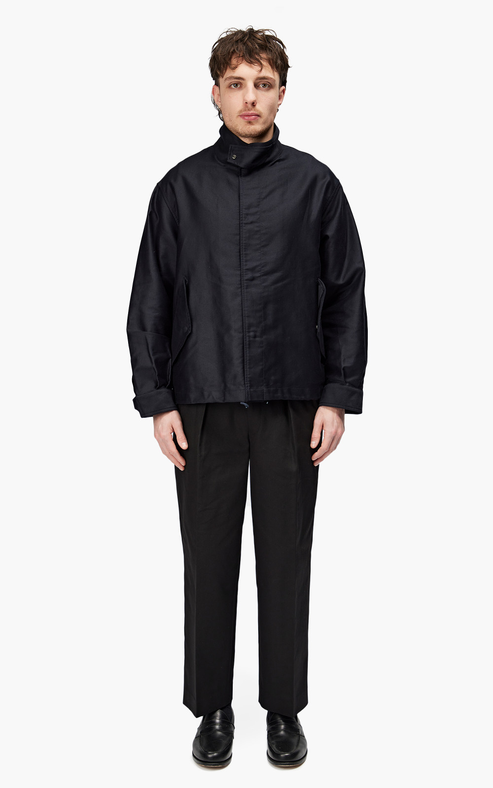 Markaware 'Marka' Field Jacket Short Navy | Cultizm