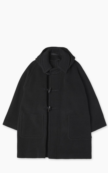 Kaptain Sunshine Duffle Coat Top Mix Black