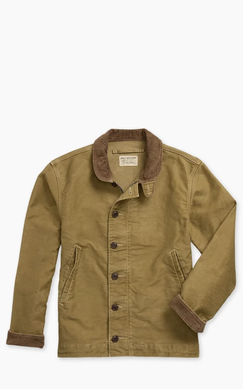 RRL Bower Deck Jacket Khaki Drab