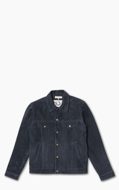 Nudie Jeans Robby Nubuck Jacket Navy