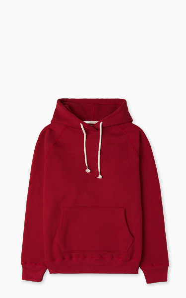 Wonder Looper Pullover Hoodie Double Heavyweight French Terry Red