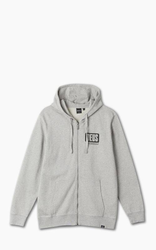 Deus Ex Machina Grip Tape Hoodie Grey Marle