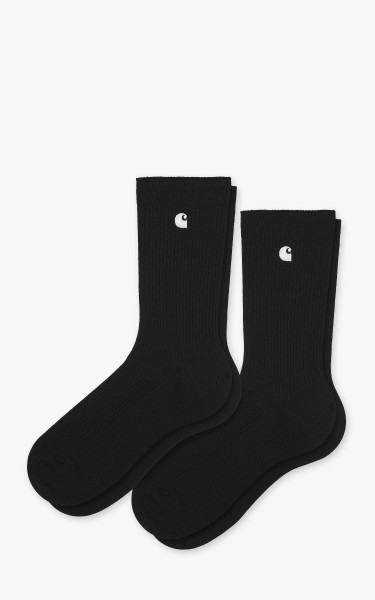 Carhartt WIP Madison Pack Socks Black/White + Black/White