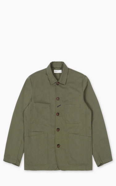 Universal Works Bakers Jacket Twill Light Olive