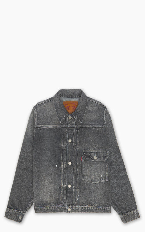 Fullcount 2107BKHW Type 1 Selvedge Denim Jacket Dartford Black