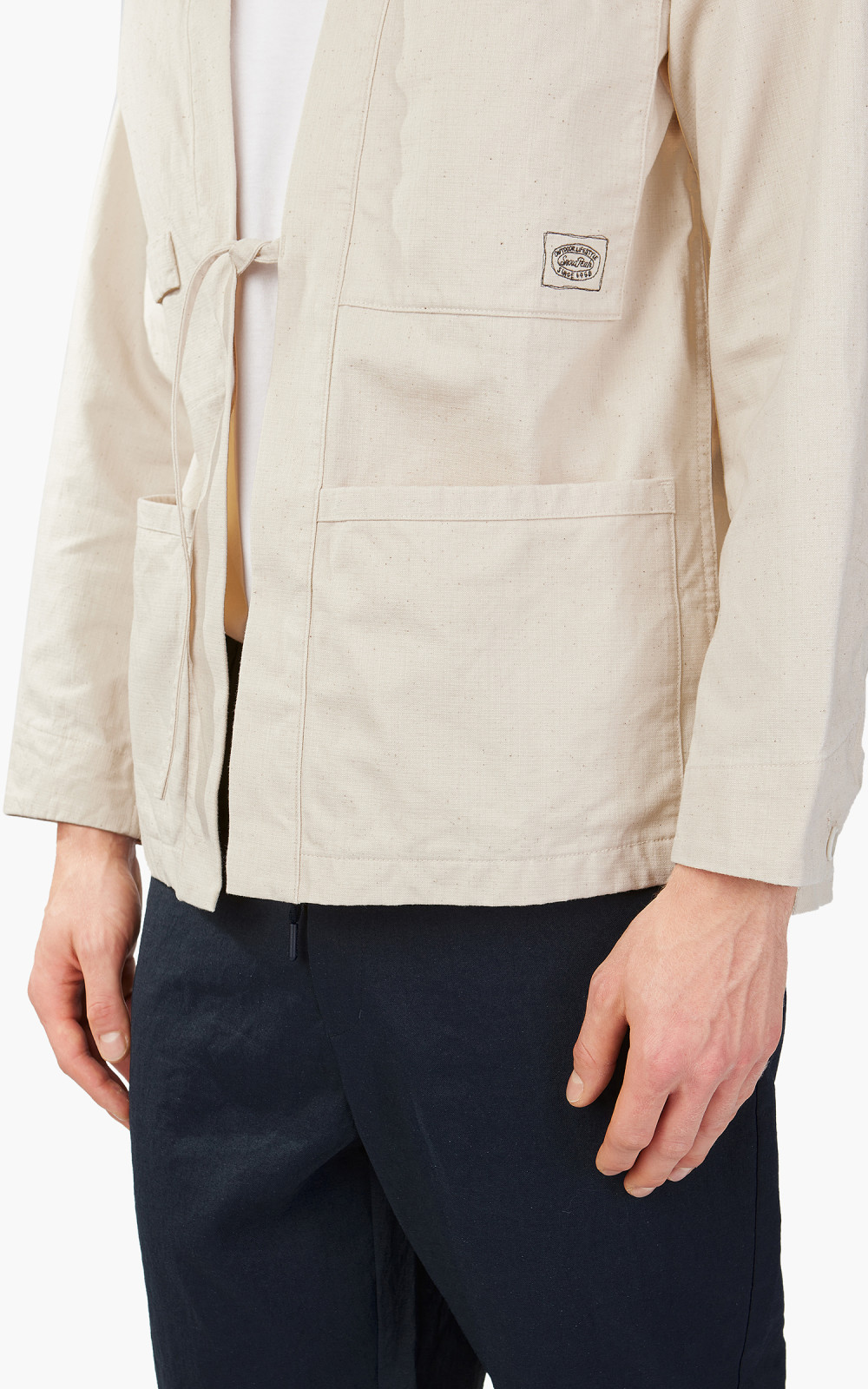 Snow Peak OG Canvas Noragi Jacket Ecru | Cultizm