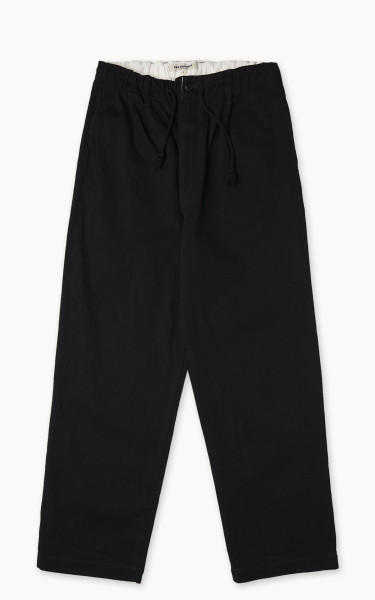 FOB Factory F0508 Three Eight Loom Denim Track Pants Black