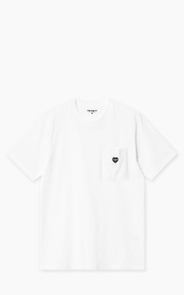 Carhartt WIP S/S Pocket Heart T-Shirt White/Black