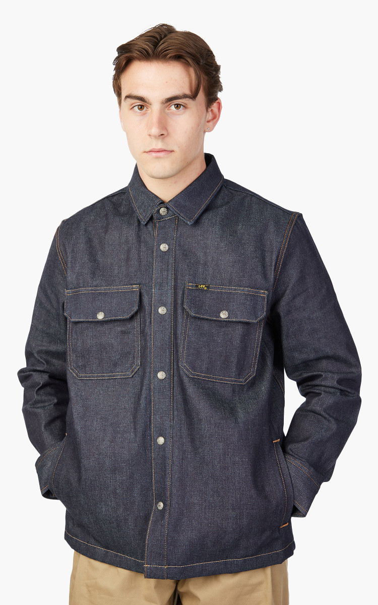 Lee 101 101 Denim Overshirt Dry Indigo | Cultizm