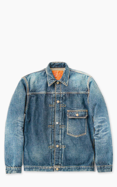 Fullcount 2978-2107 Type 1 Selvedge Denim Jacket Dartford Indigo Blue 13.7oz