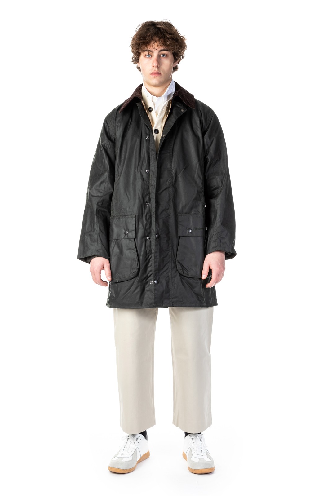 Barbour border jacket sage hotsell