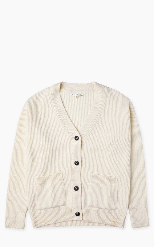 Merz b. Schwanen LOCG02 Merino Wool-Cashmere Cardigan Nature