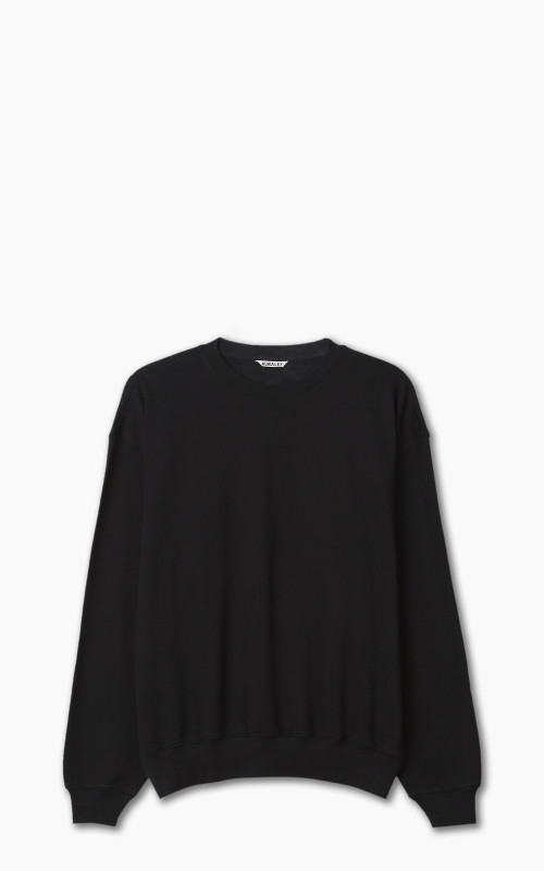 Auralee Super High Gauge Sweat Pullover Black | Cultizm