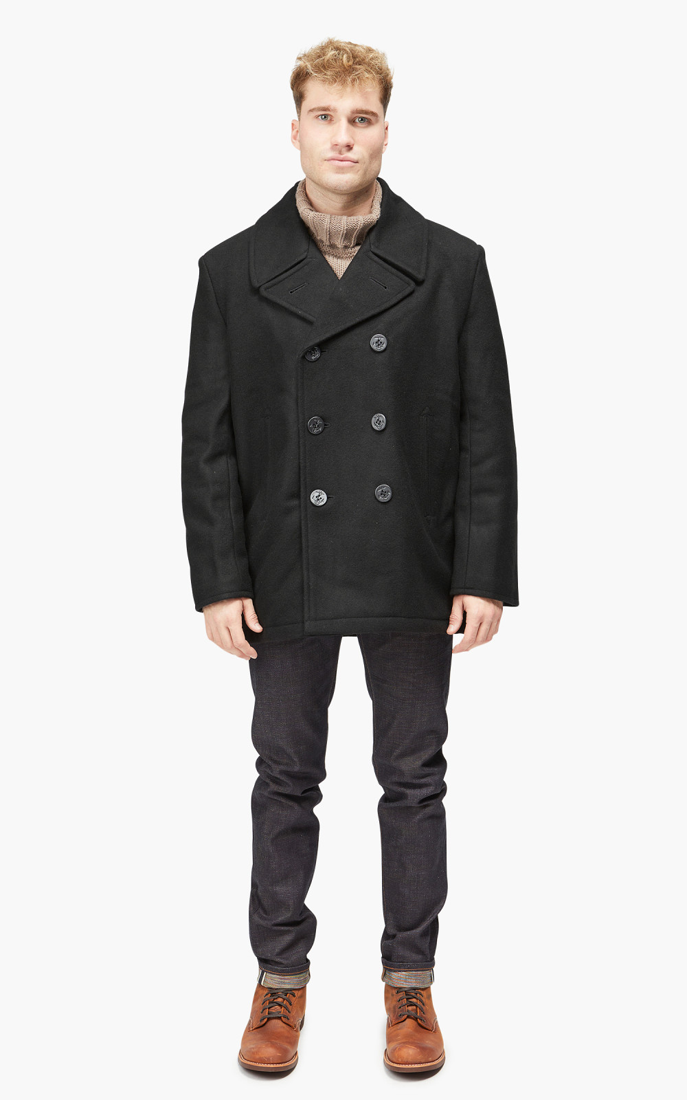 Caban us navy peacoat online