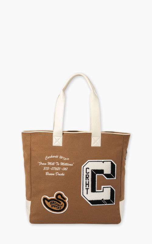 Carhartt WIP Brown Ducks Tote Hamilton Brown/Wax