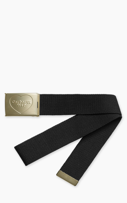 Carhartt WIP Heart Clip Belt Black/Gold