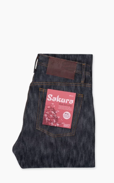 Naked &amp; Famous Denim Weird Guy Sakura Slub Selvedge Indigo 16.5oz