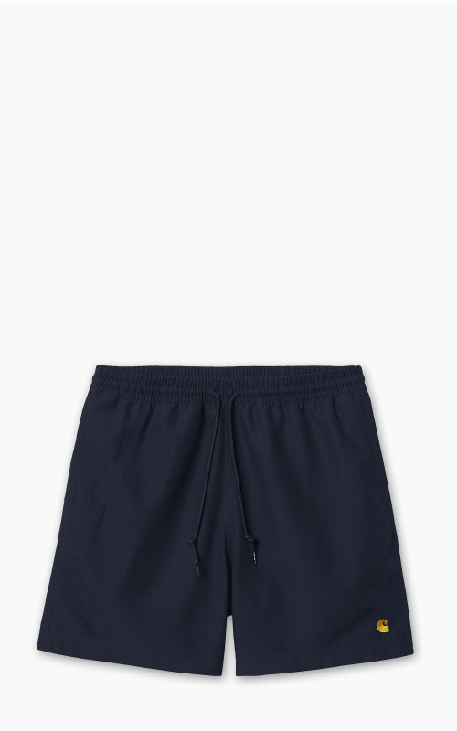 Carhartt WIP Chase Swim Trunks Dark Navy/Gold