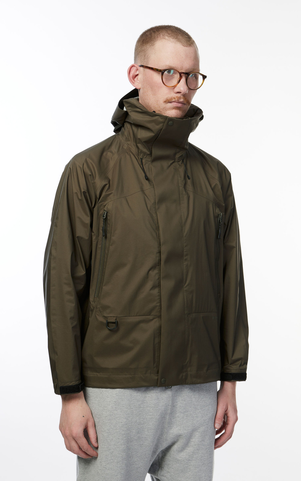 Snow Peak 2.5L Rain Jacket Olive | Cultizm