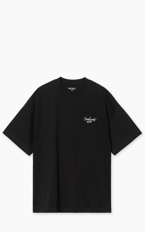 Carhartt WIP S/S Signature Script T-Shirt Black/Wax