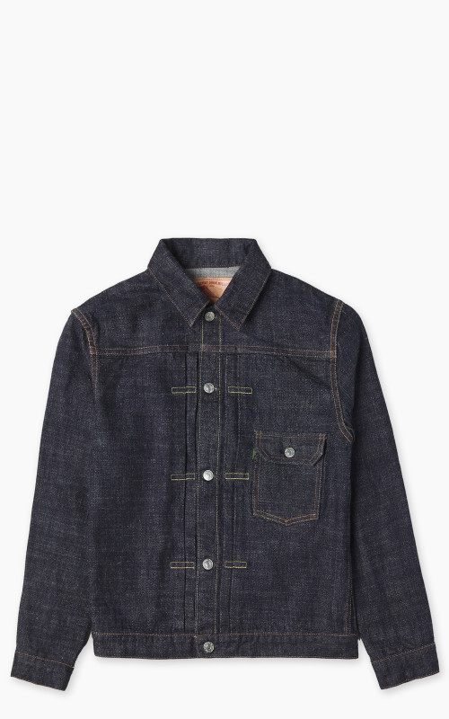 FOB Factory F2400 G-3 Type 1 Selvedge Denim Jacket Rinsed Indigo