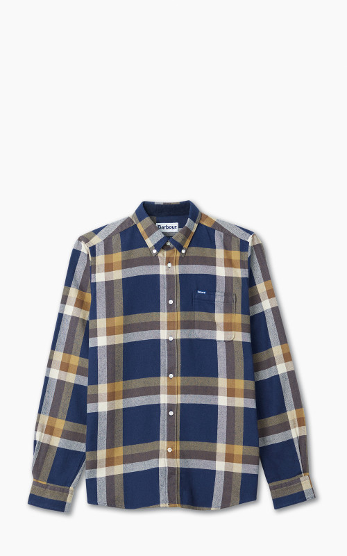 Barbour Folley Tailored Shirt Navy